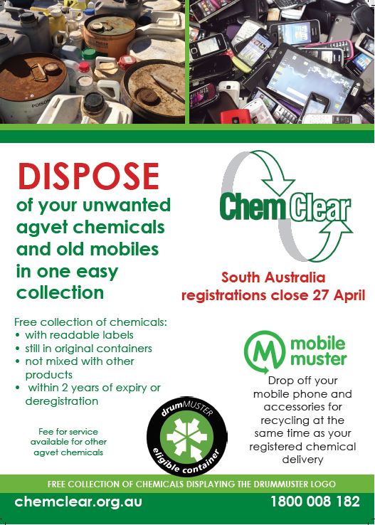 CHEMCLEAR Registrations Open for June 2018 | Limestone Coast Local ...